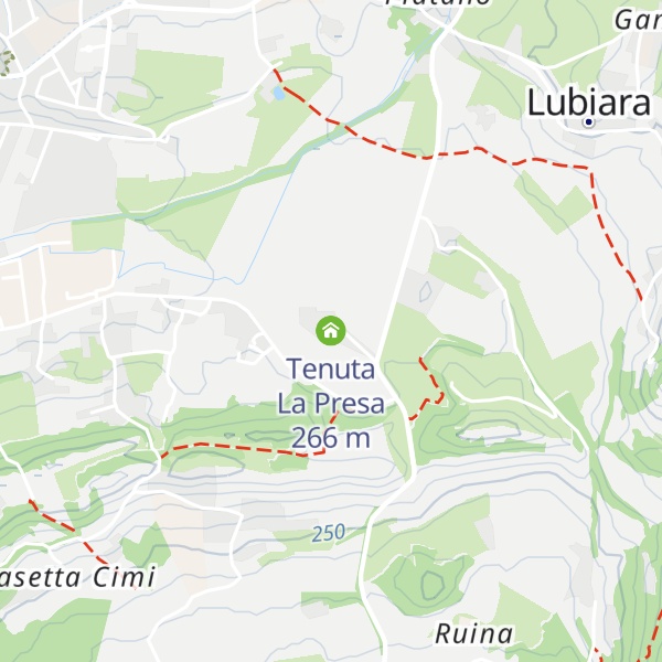 Map of Tenuta La Presa