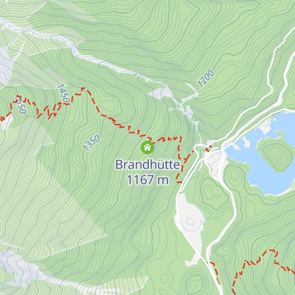 Map of Brandhütte