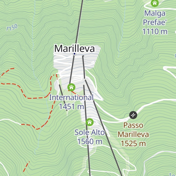 Map of Residence Il Vigo Di Marilleva