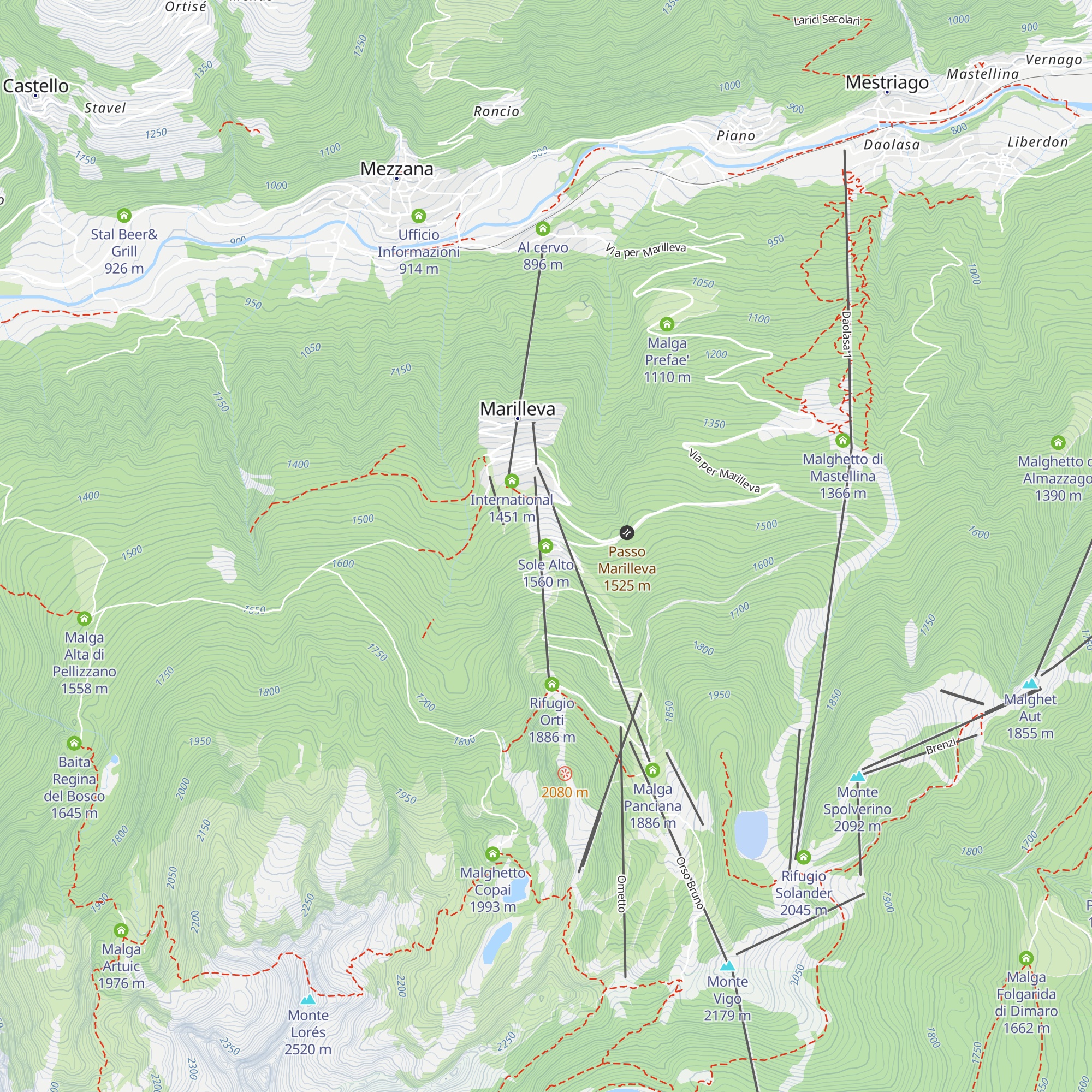 Sole Alto map