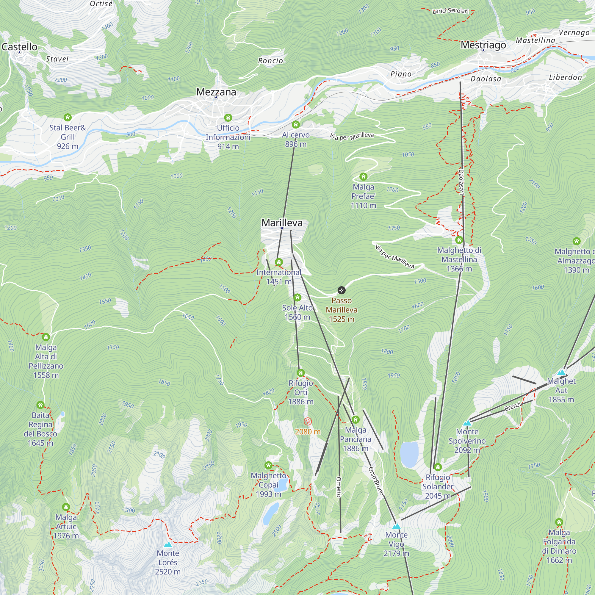 Sole Alto map