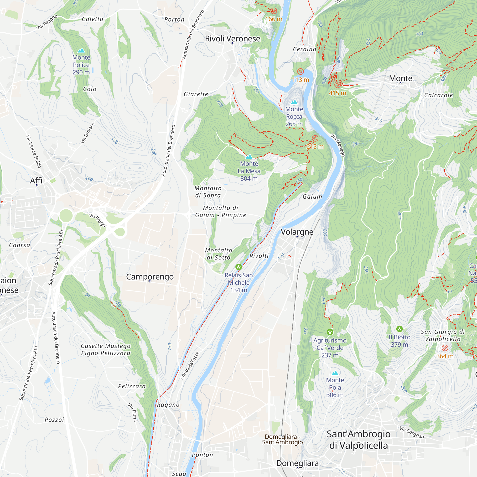 Sol de Montalto map