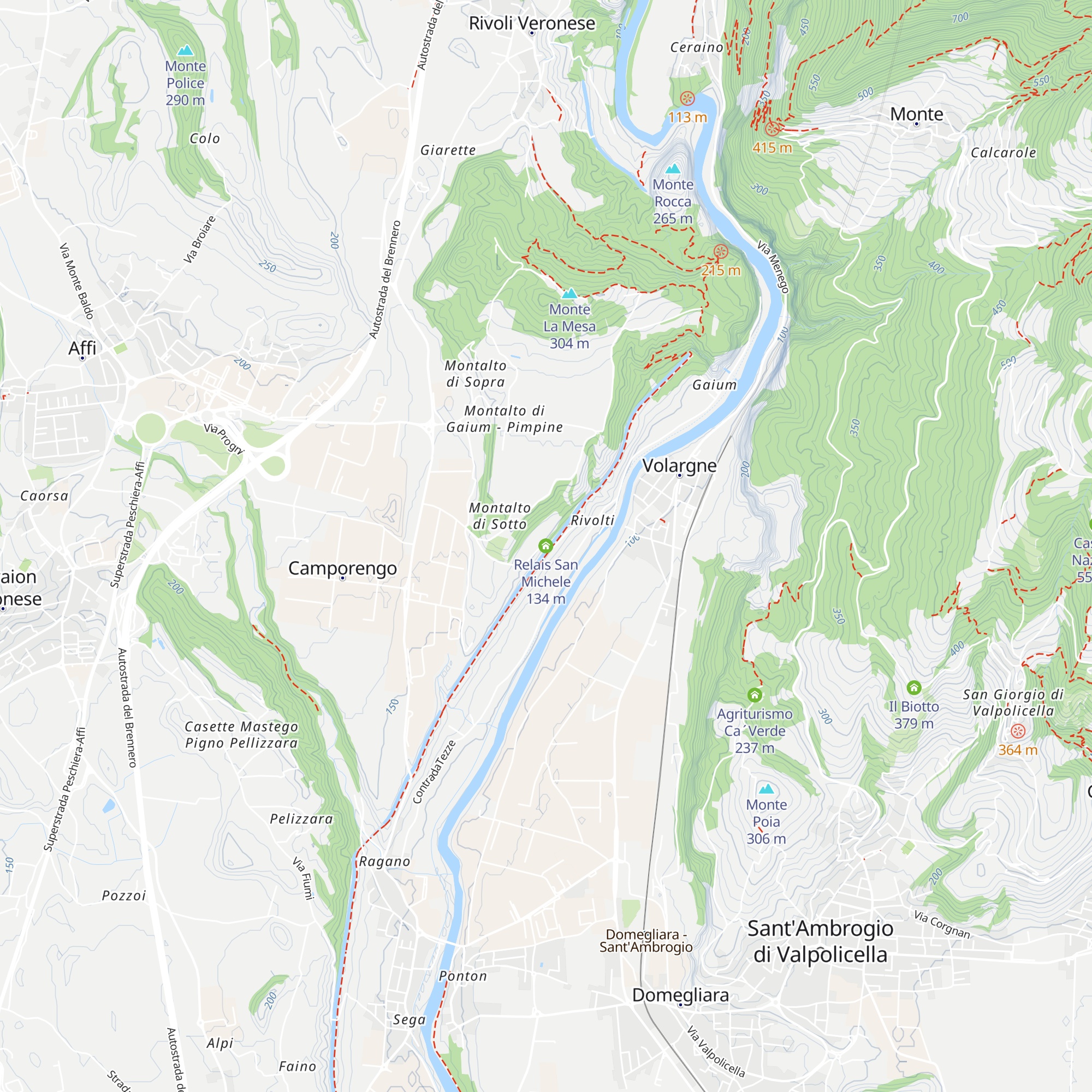 Relais San Michele map