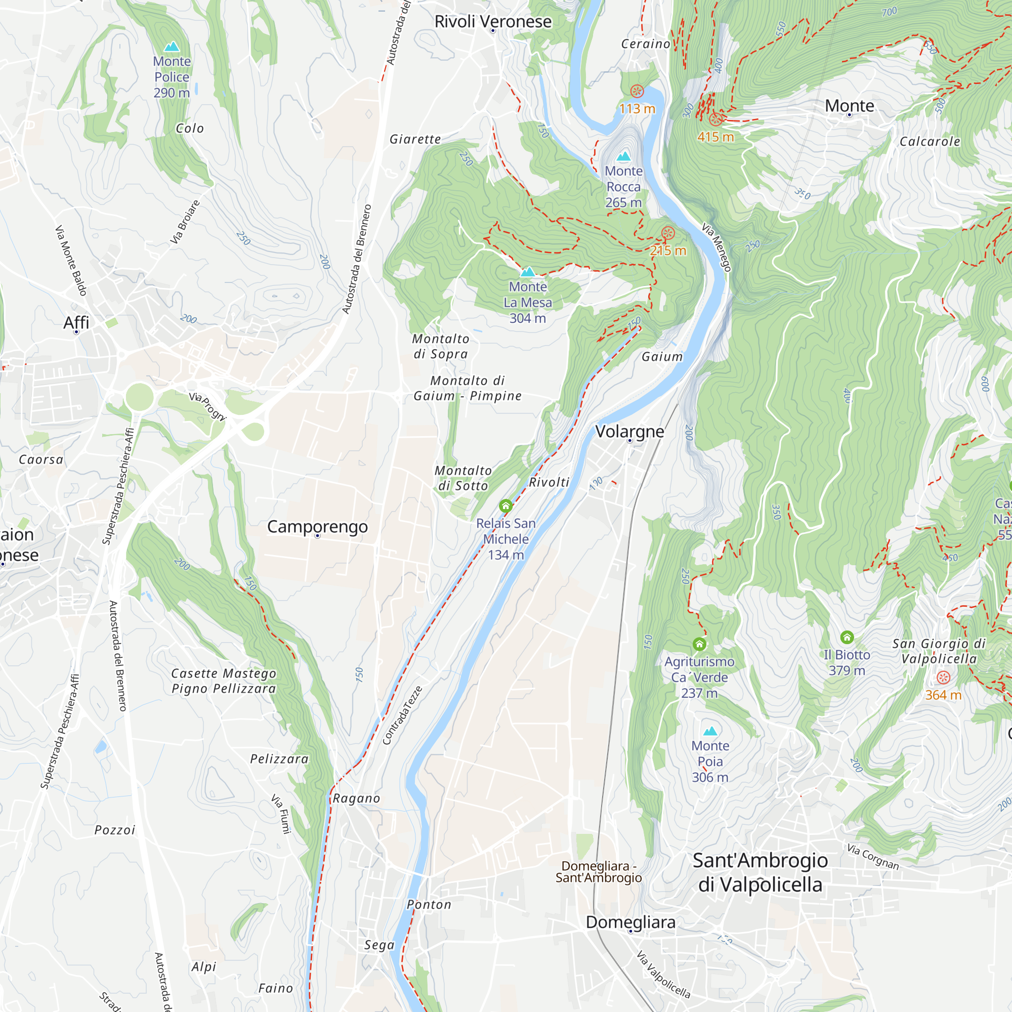 Relais San Michele map