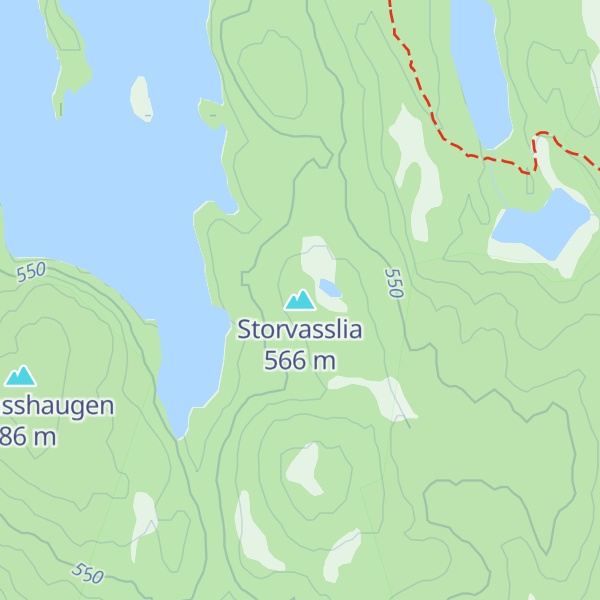 Map of Storvasslia
