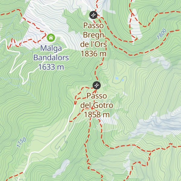 Map of Rifugio La Pace