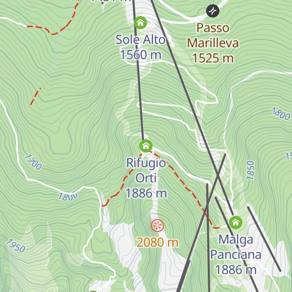 Map of Rifugio Orti