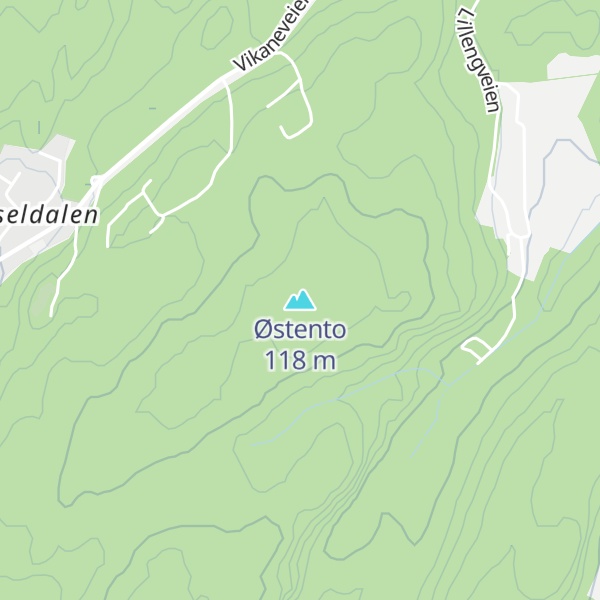 Map of Østento