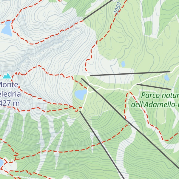 Map of Rifugio Viviani Pradalago