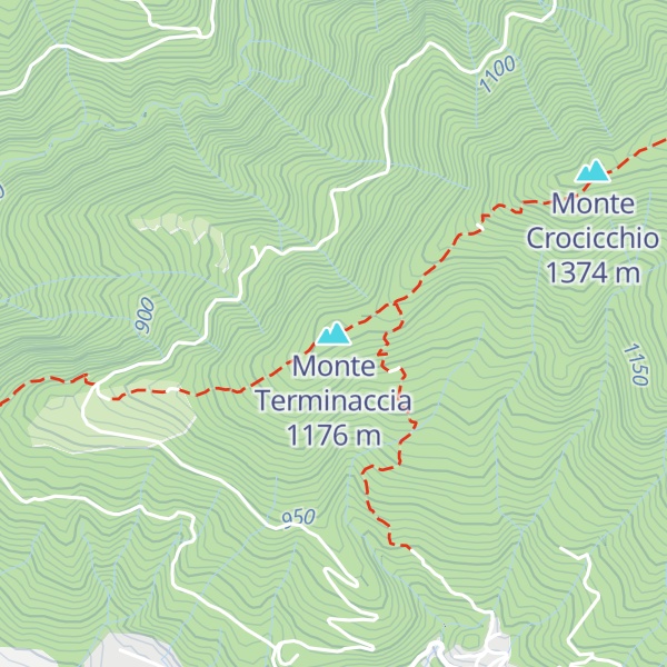 Map of Monte Terminaccia