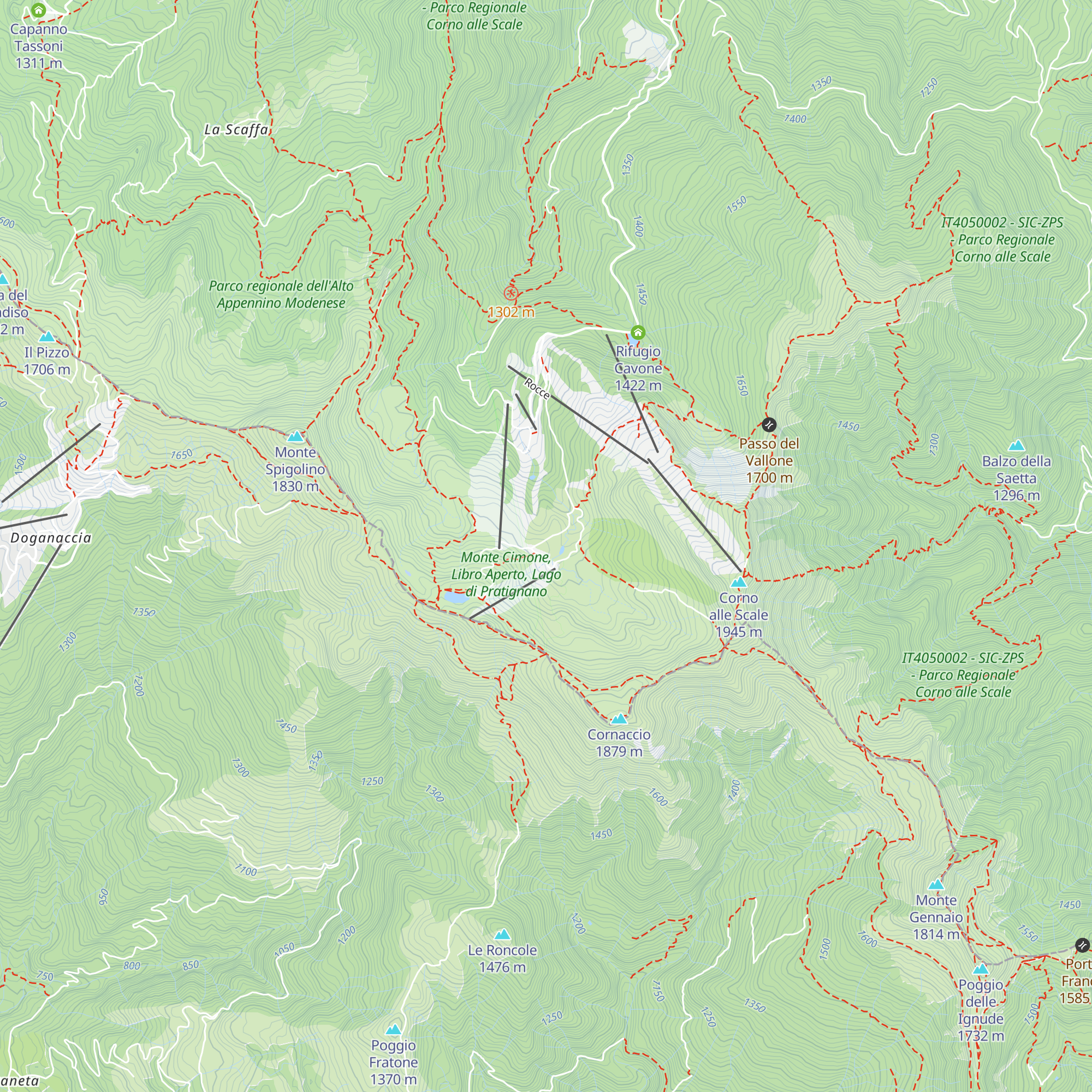 Rifugio Malghe map