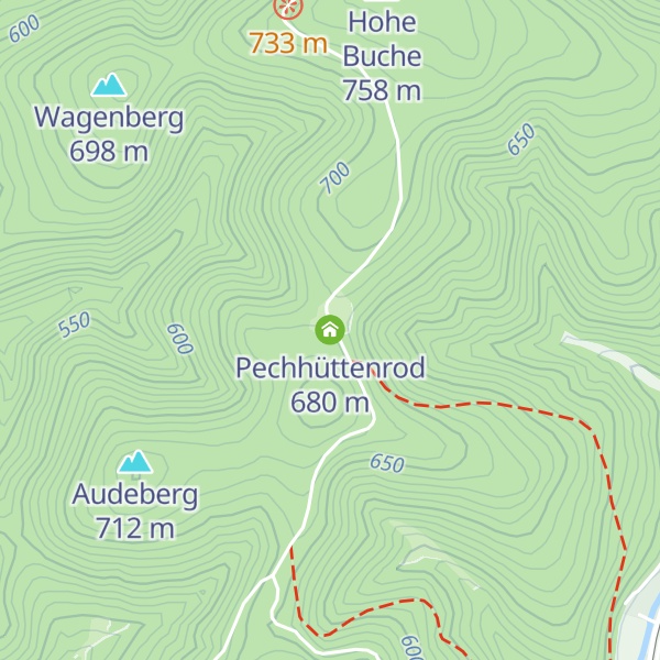Map of Pechhüttenrod