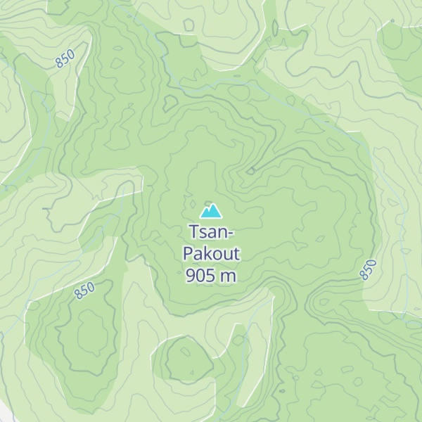 Map of Tsan-Pakout