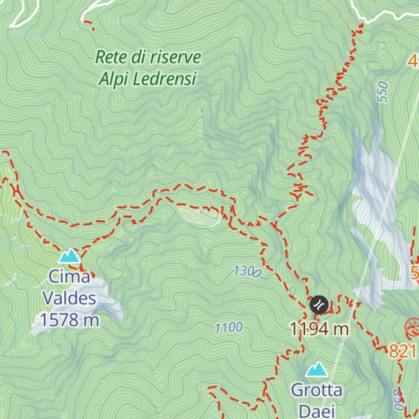 Map of Rocchetta Giochello