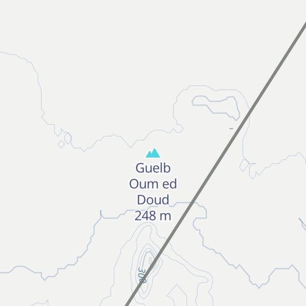 Map of Guelb Oum ed Doud