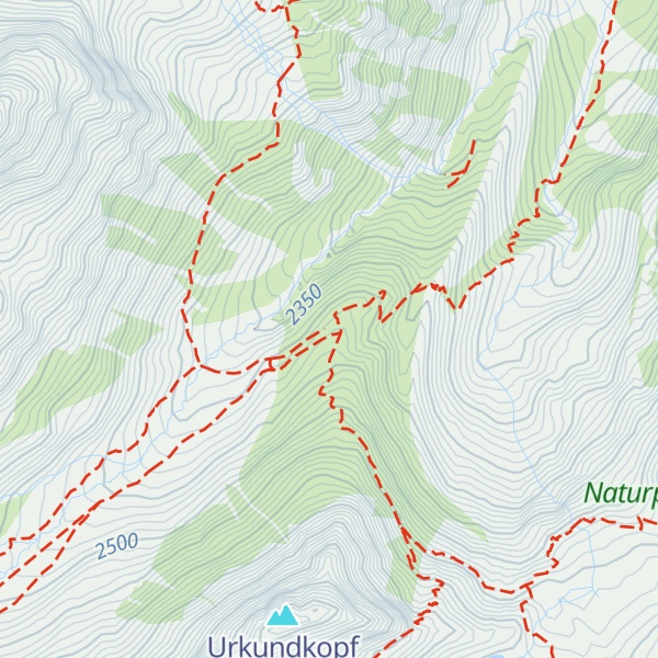 Map of Taschachhaus