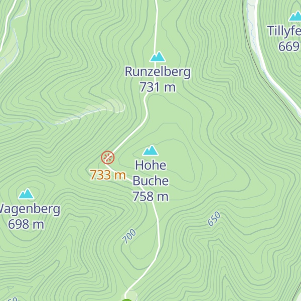 Map of Hohe Buche