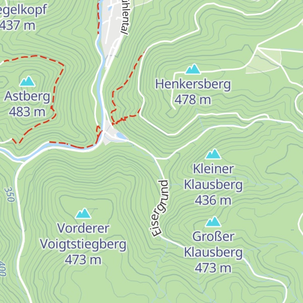 Map of Köhlerhütten
