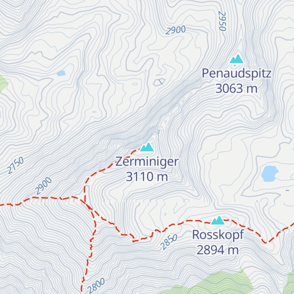 Map of Zerminiger