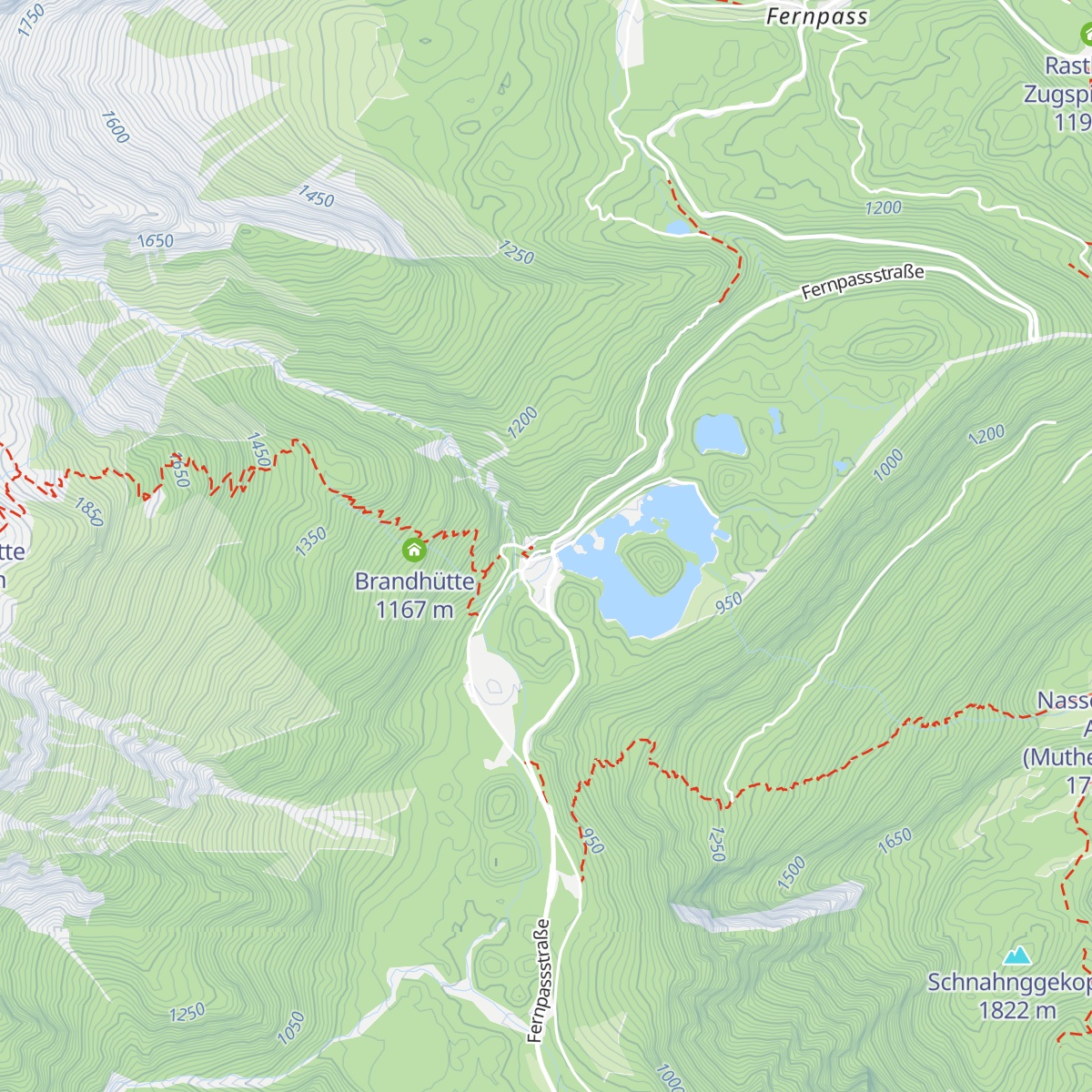 Hotel Schloß Fernsteinsee map
