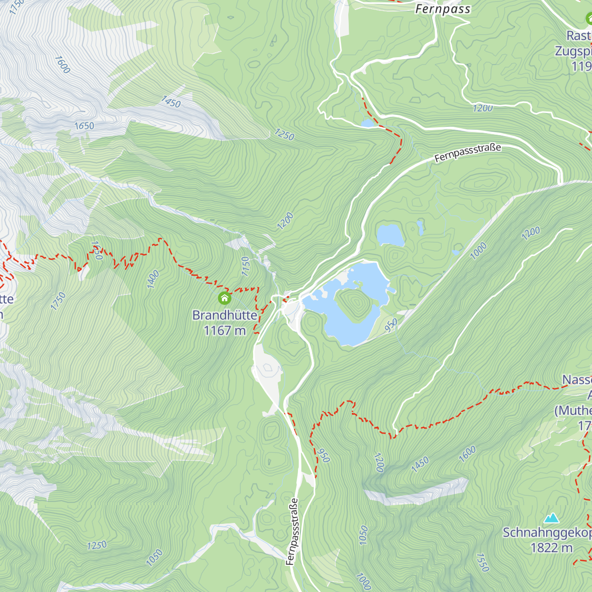 Hotel Schloß Fernsteinsee map