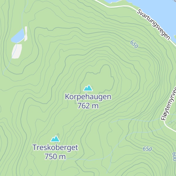 Map of Korpehaugen