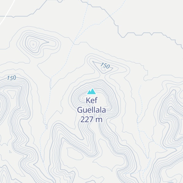 Map of Kef Guellala
