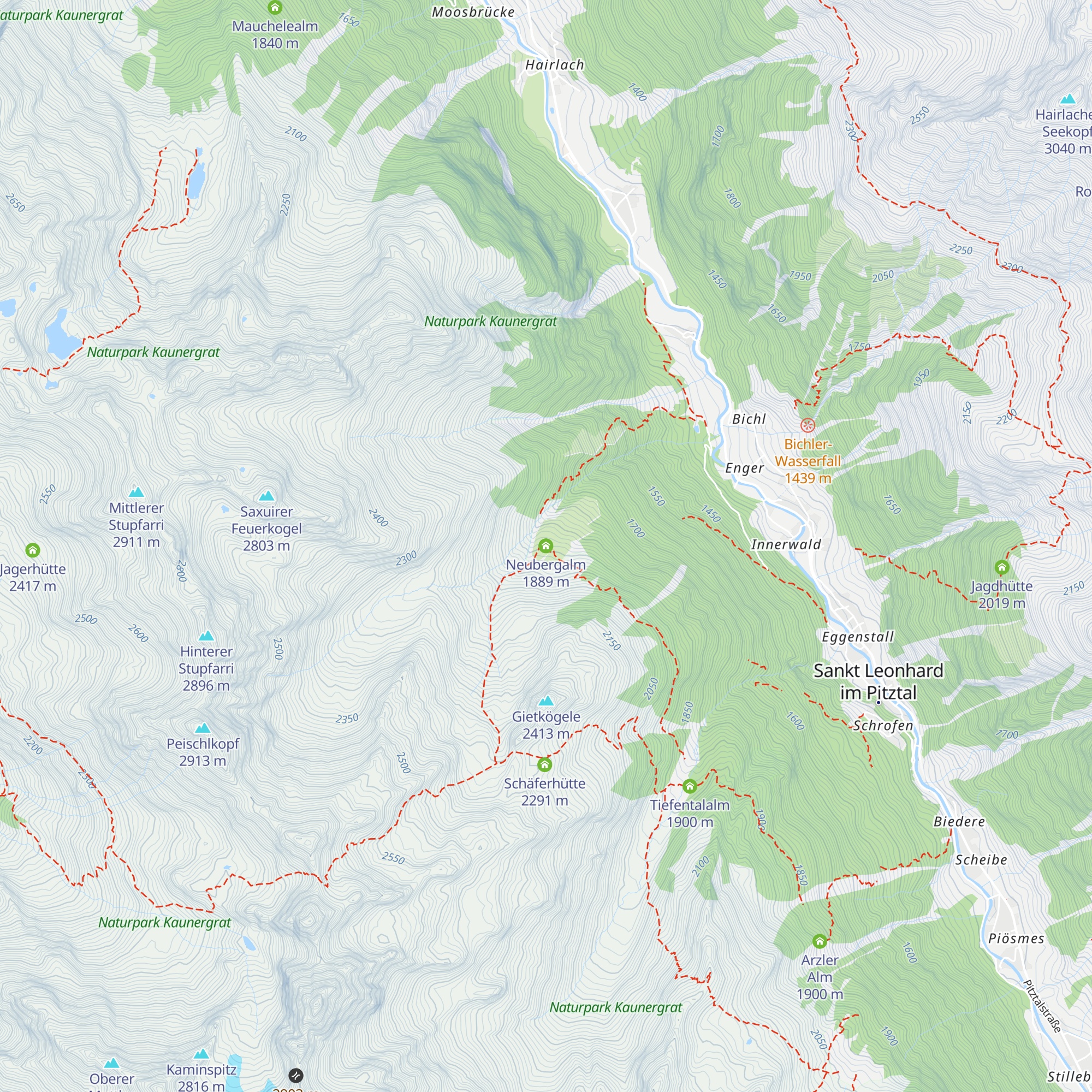 Neubergalm map