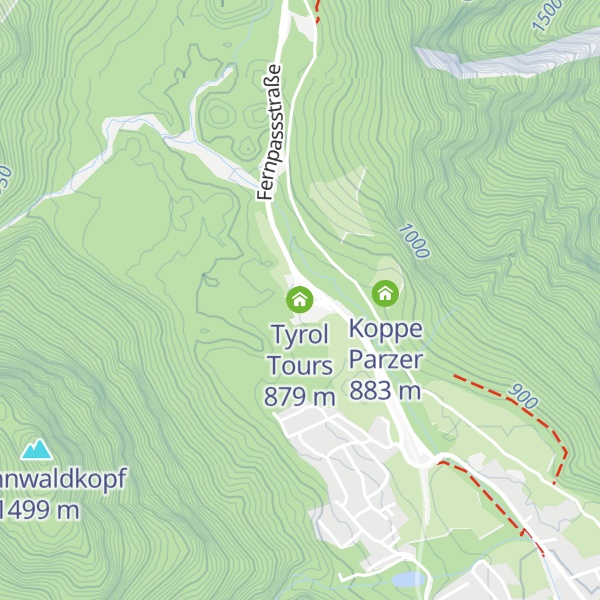 Map of Tyrol Tours