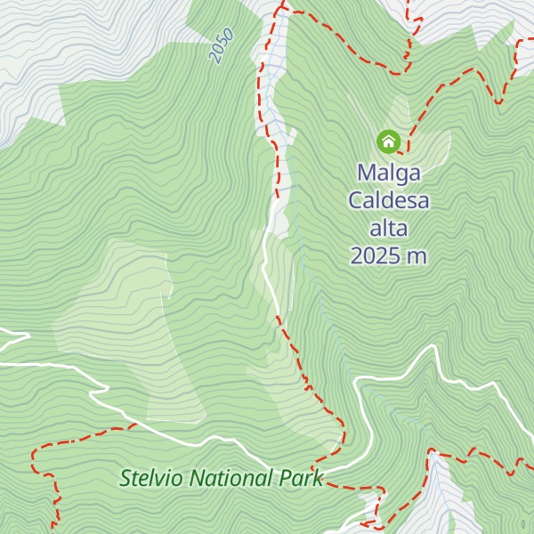Map of Malga Caldesa bassa