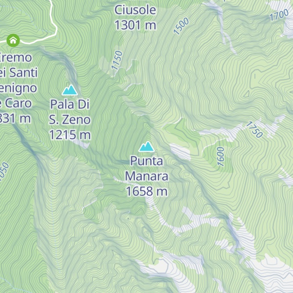 Map of Punta Manara