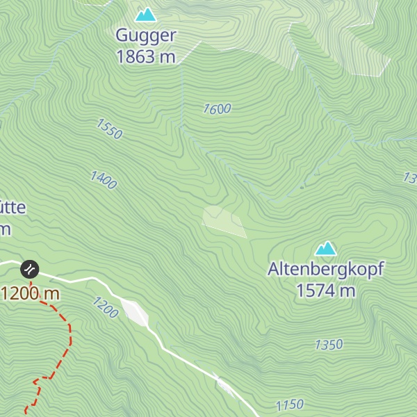 Map of Altenberghütte