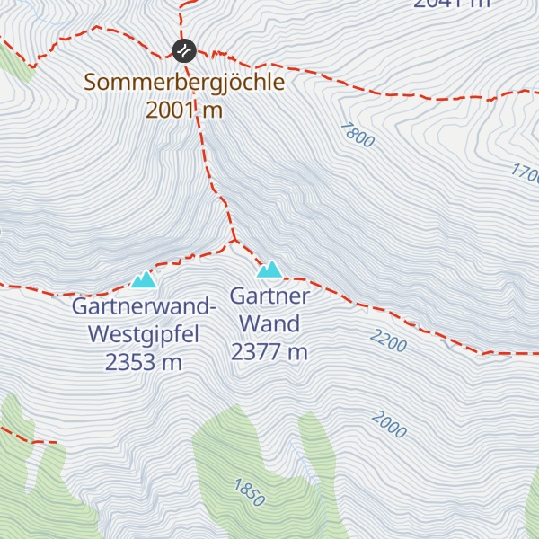 Map of Gartner Wand