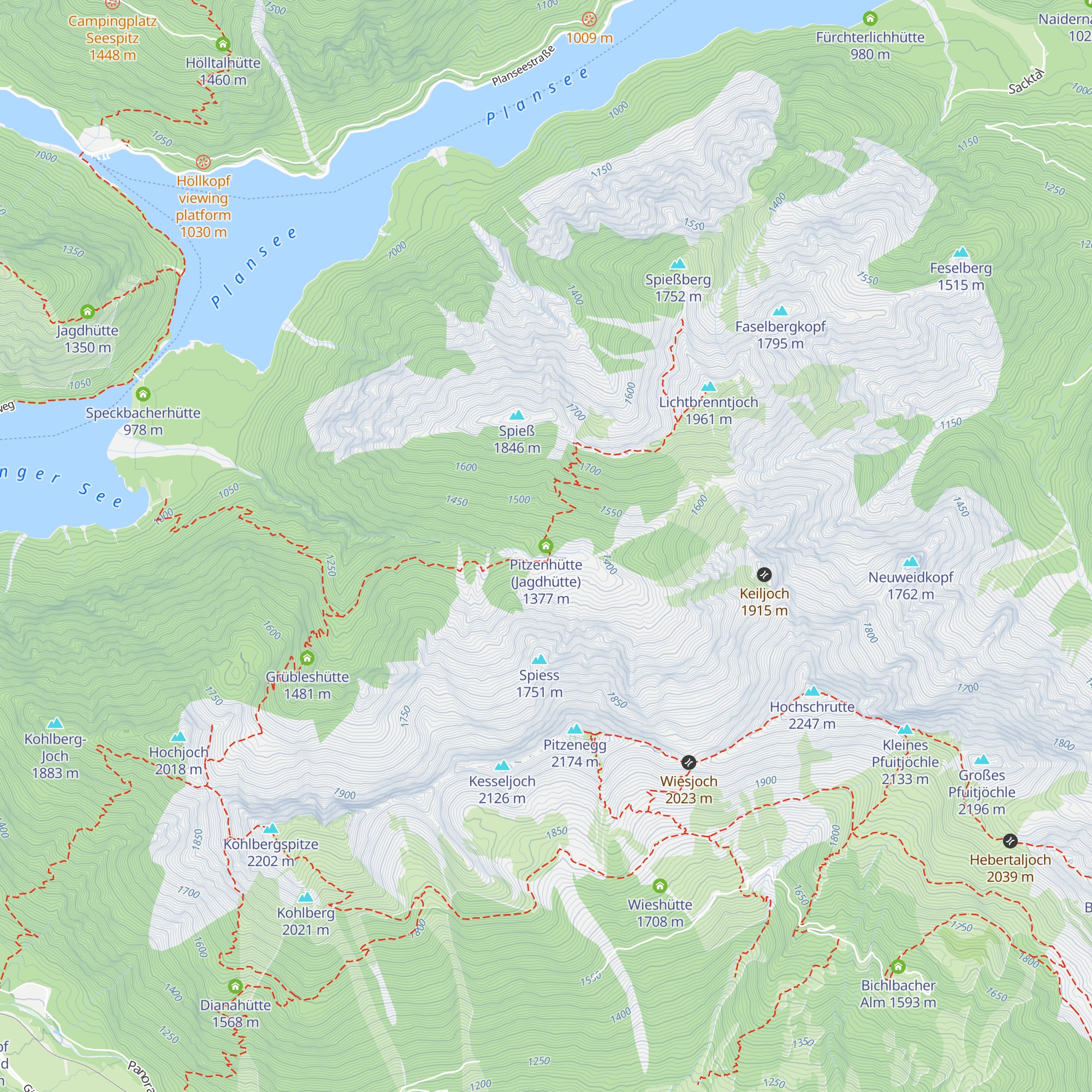 Pitzenhütte (Jagdhütte) map