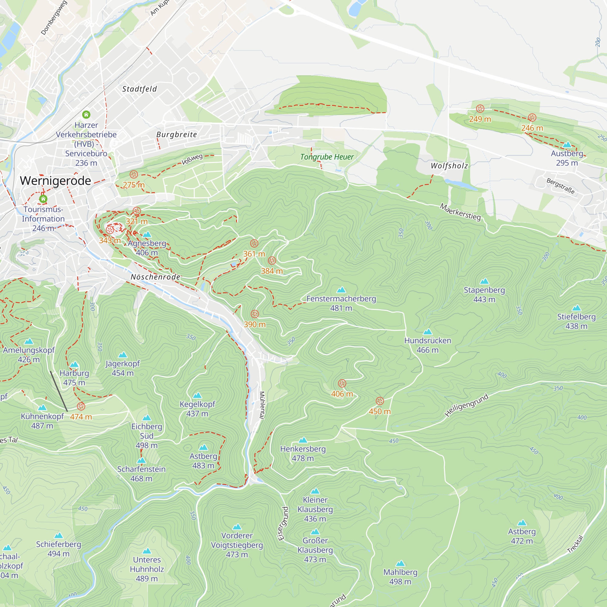 Triangelhütte map
