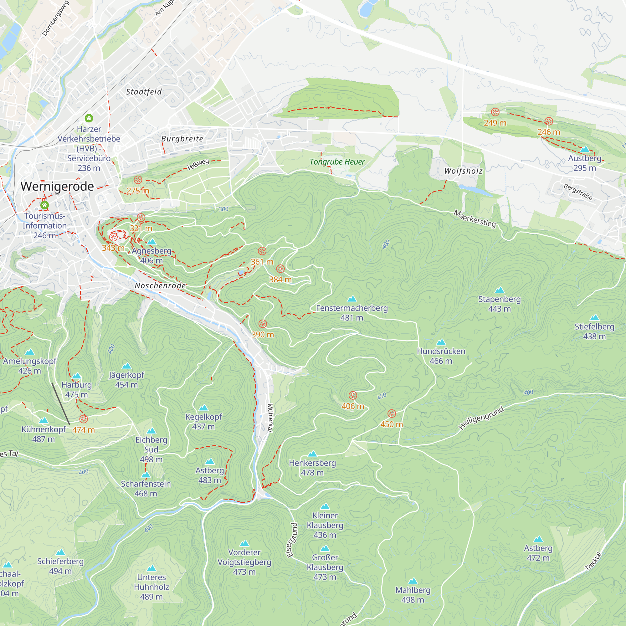 Triangelhütte map