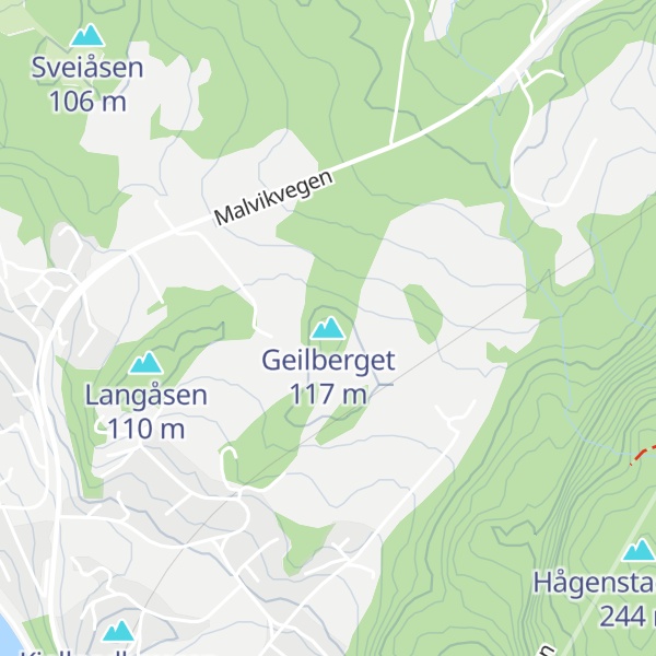 Map of Geilberget