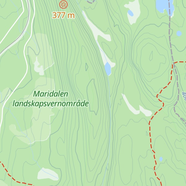 Map of Barlindåsen