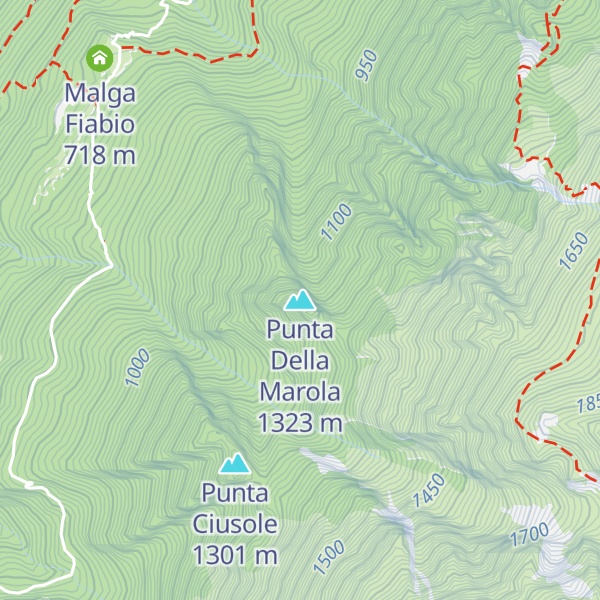 Map of Punta Della Marola