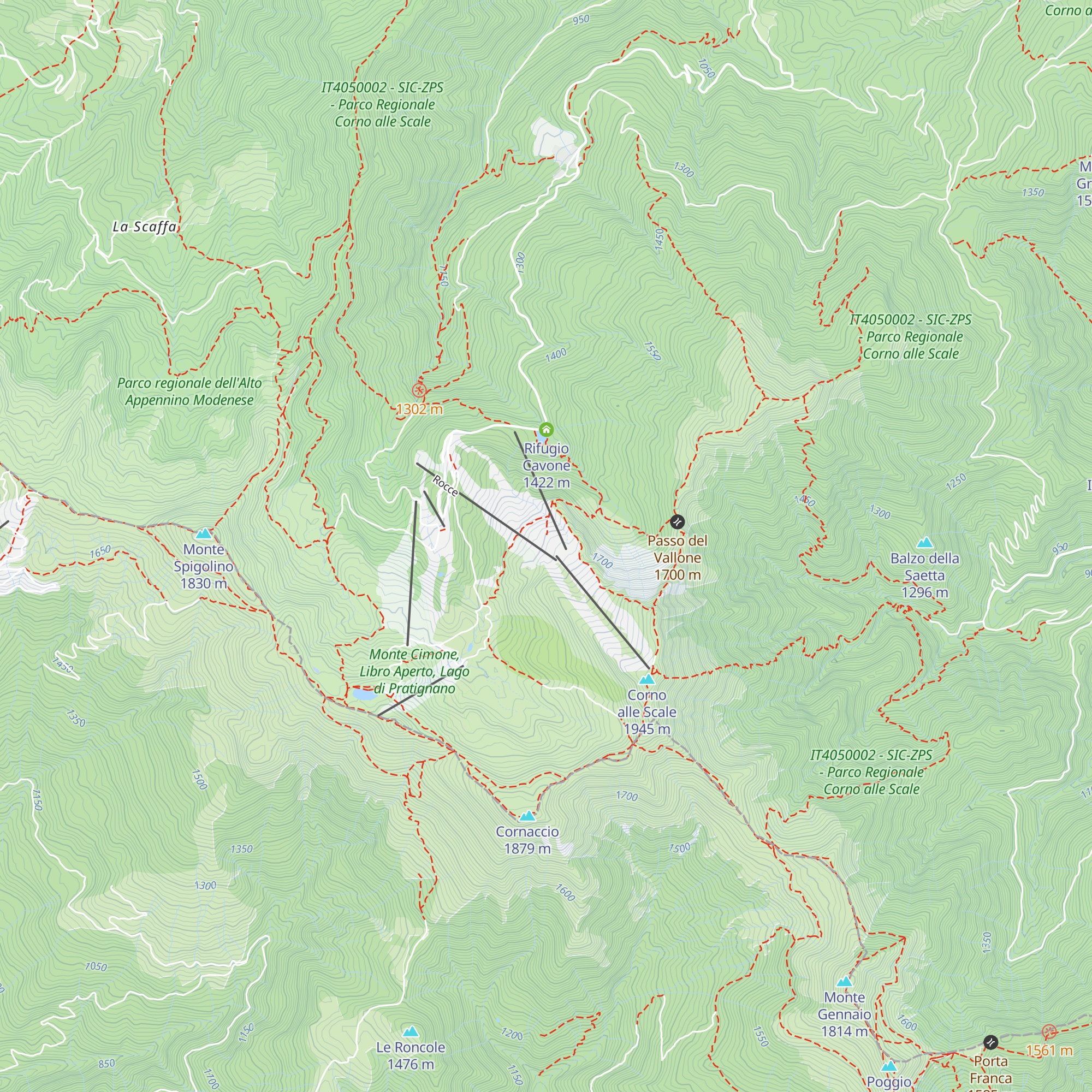 Rifugio Rocce map
