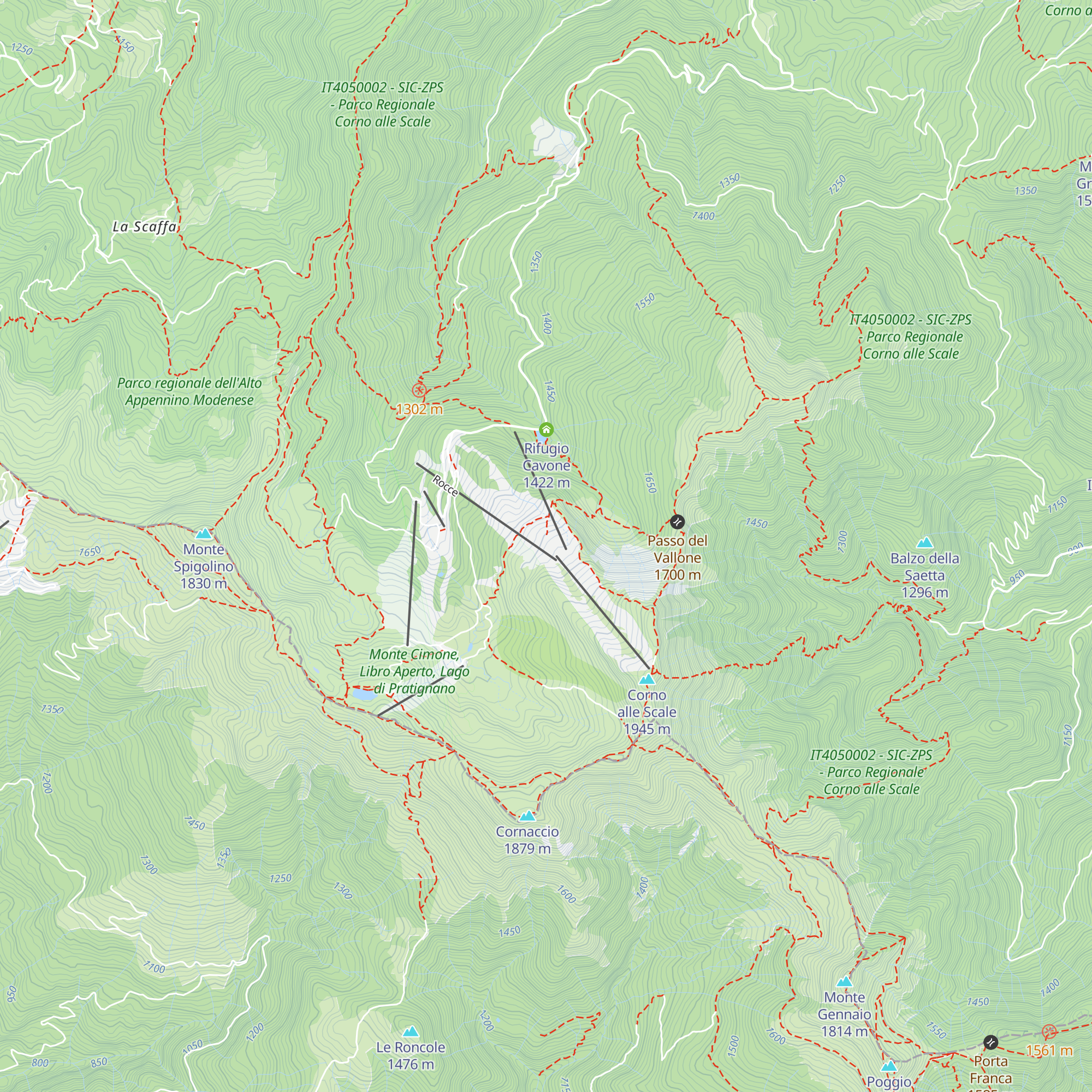 Rifugio Rocce map