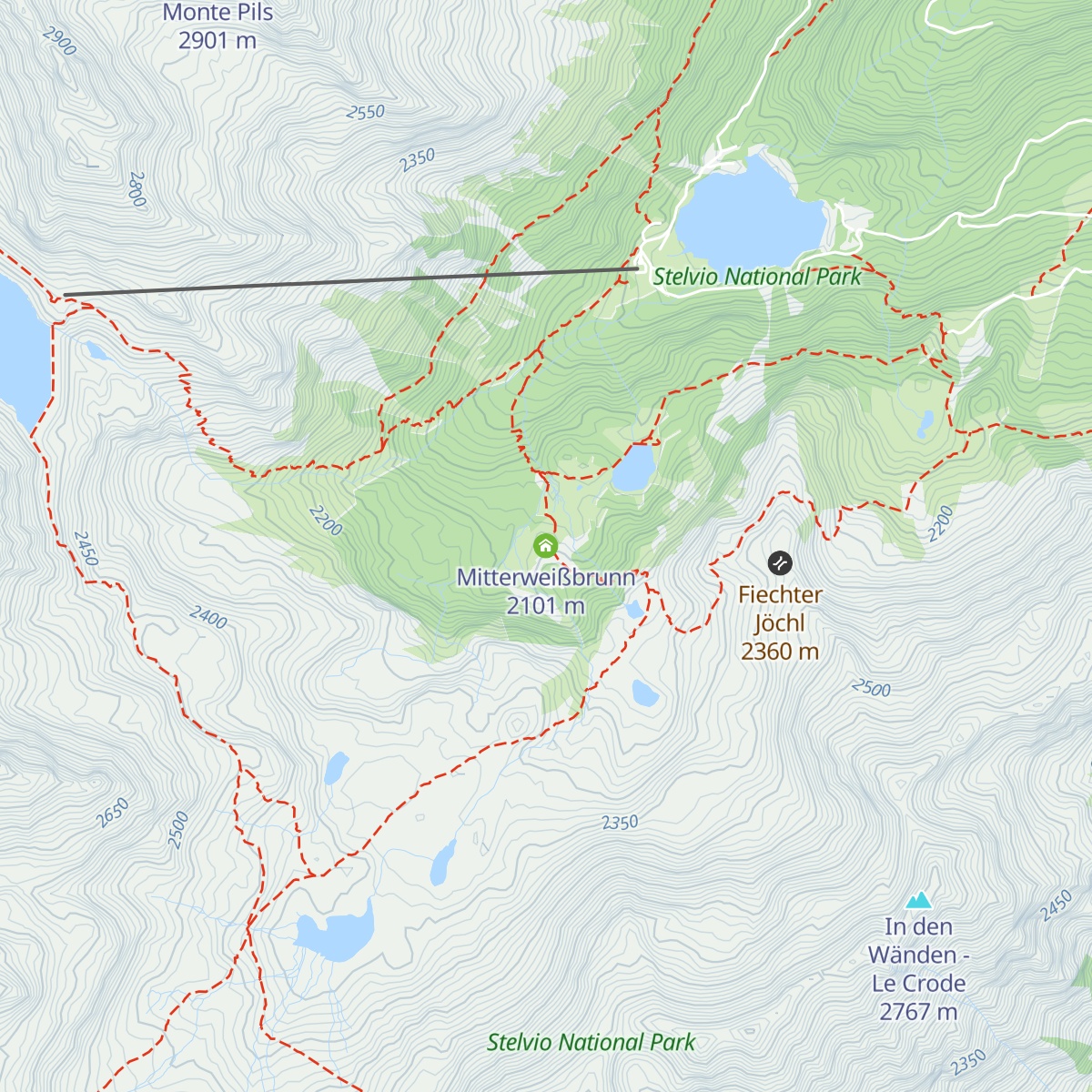 Mitterweißbrunn map