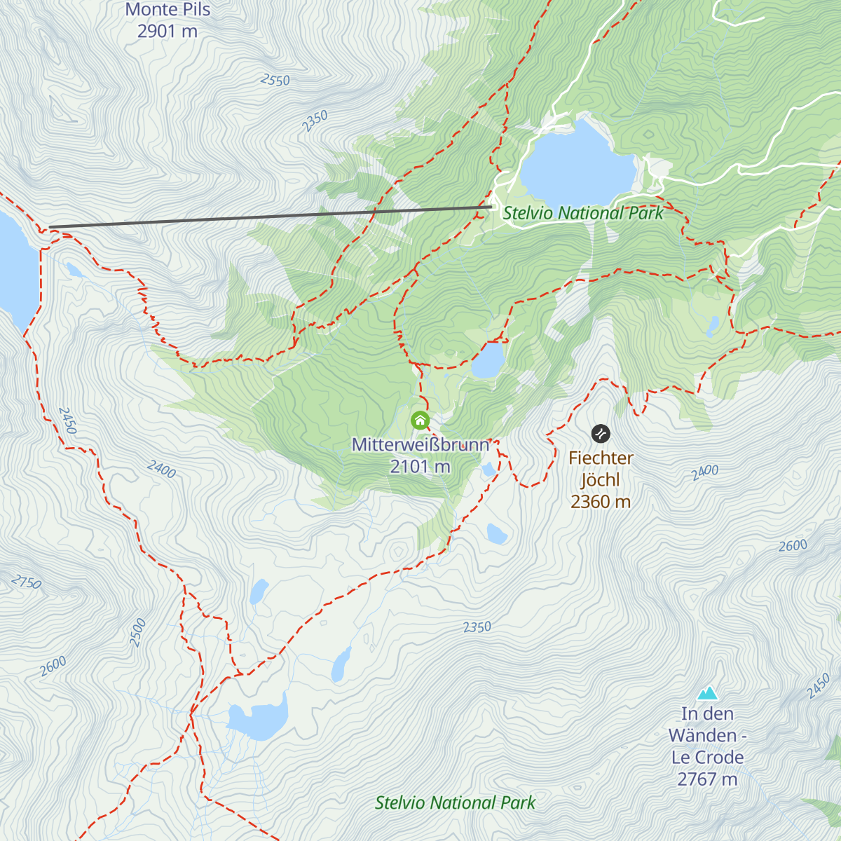 Mitterweißbrunn map