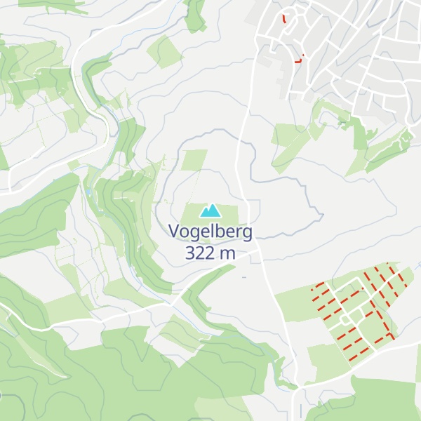 Map of Vogelberg