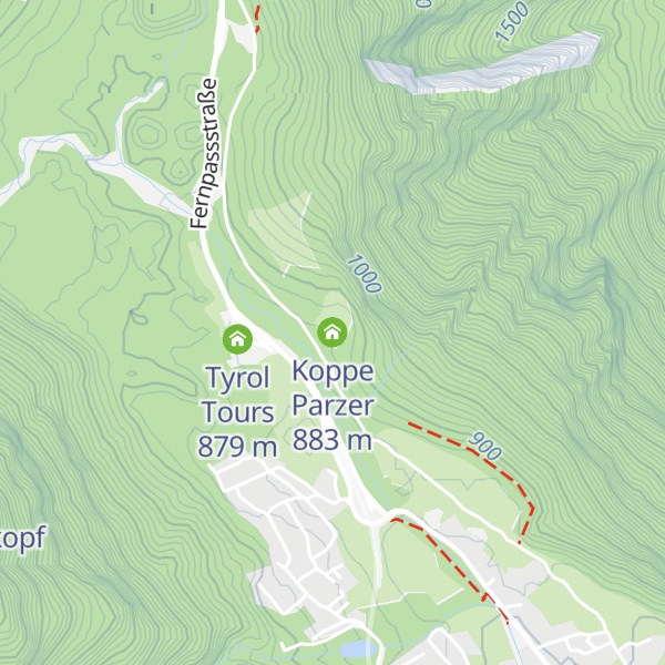 Map of Koppe Parzer