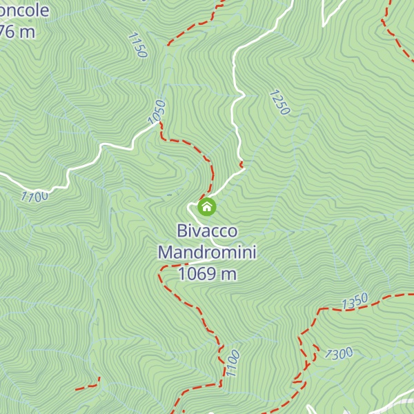 Map of Bivacco Mandromini
