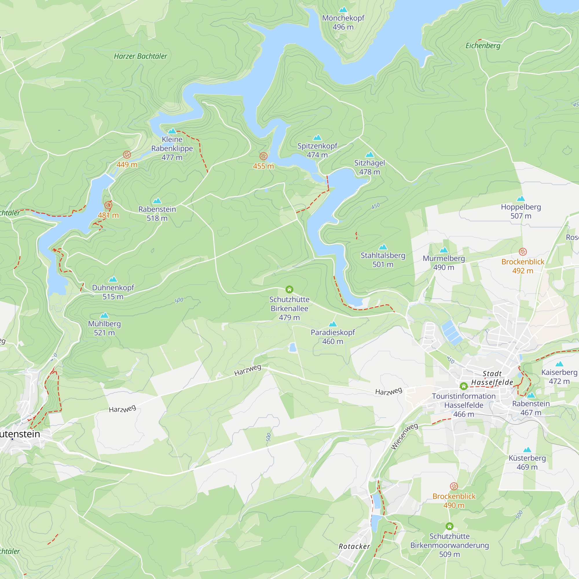 Schutzhütte Birkenallee map