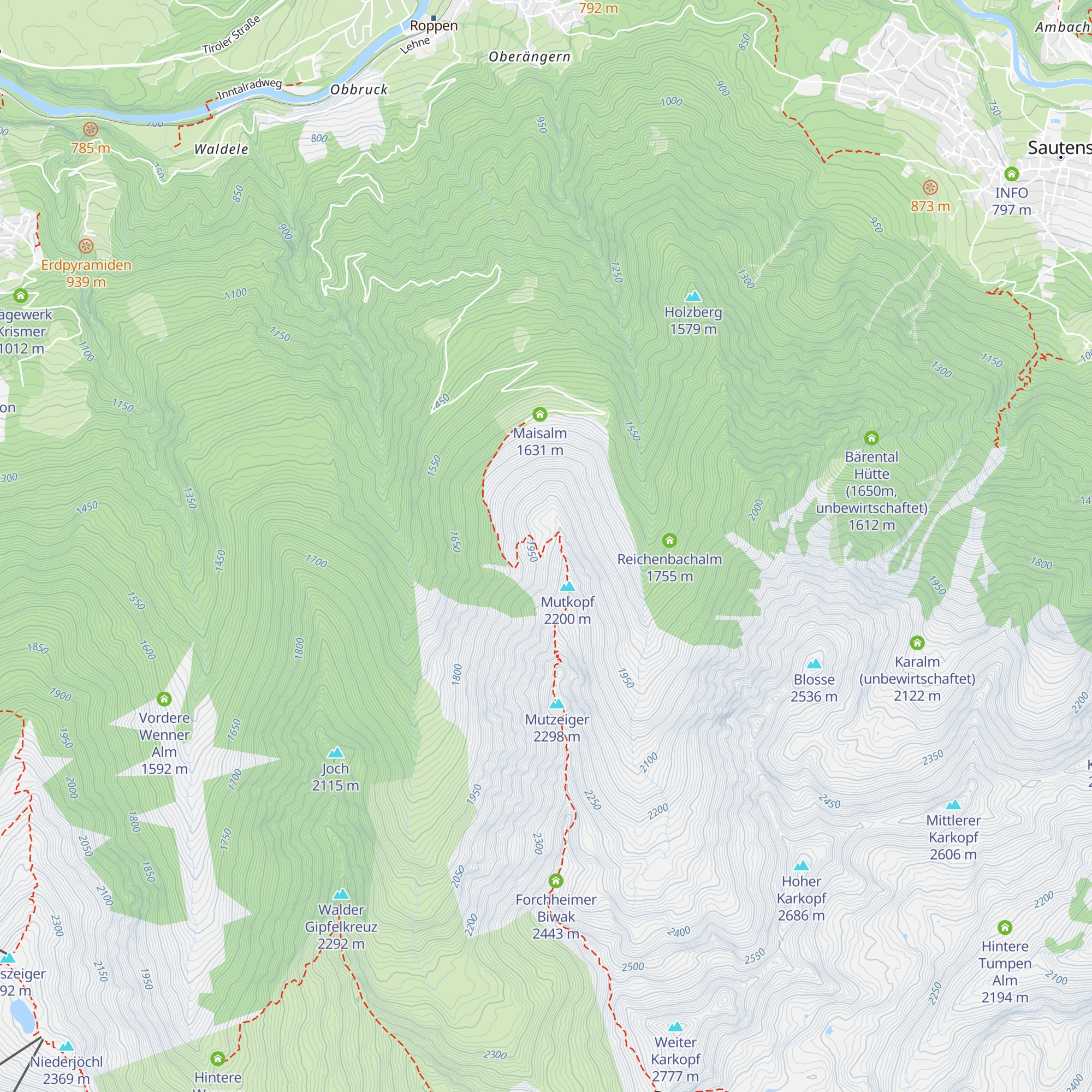 Muthütte map