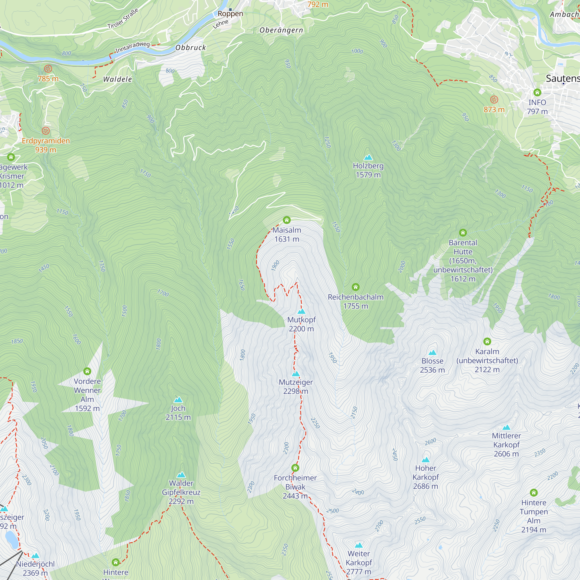Muthütte map