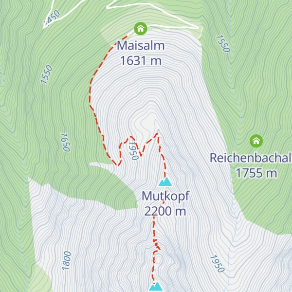 Map of Muthütte